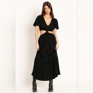 Blackmilk All A Flutter Cutaway Dress - LIMITED